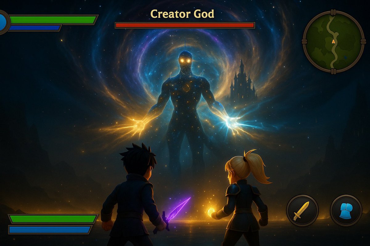 ZeldrisAvo's tweet photo. Even 1€ or 1$ makes a huge difference in bringing my indie RPG ‘Chaos Portal’ to life! Every small donation help Zeldris &amp; Swini seal the rift! #IndieDev #SupportGames https://t.co/H31U6sNg2A