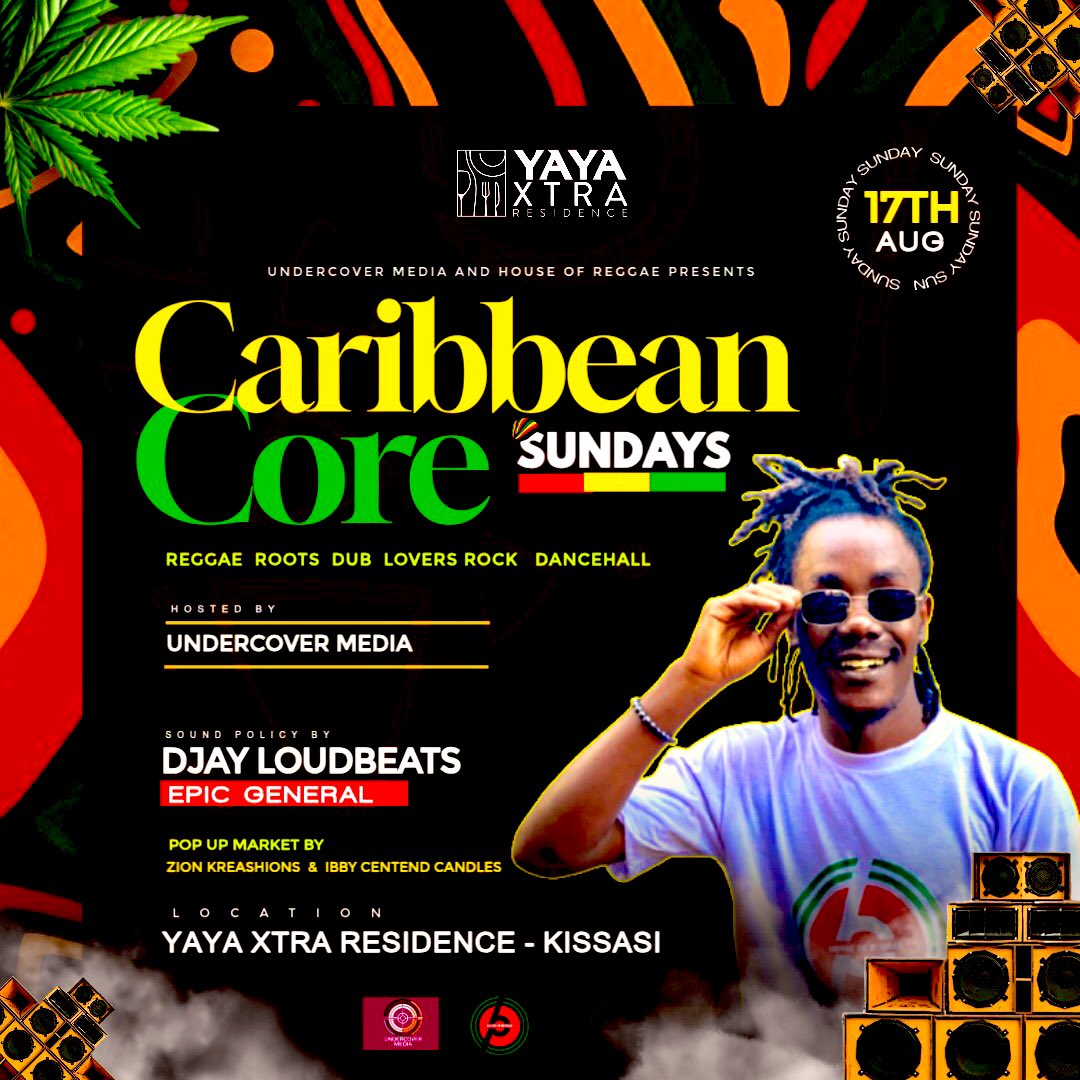 Reggae Lovers you know where the party awgan Tonight it’s massive I man Himself Epic General pan di control. Let’s link Rasta 😎❤️💛💚 <a href="/HouseOFReggaeUG/">House OF Reggae</a>