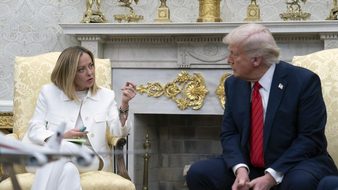 ferozwala's tweet photo. #BREAKING
Italian Prime Minister #Giorgia_Meloni will travel to Washington on Monday to join US-Ukraine talks alongside other European leaders: Report
#Italy | #USA | #Ukraine
#EU | #UK | #France | #Germany
https://t.co/e1axTKejqt https://t.co/MWRwXHjA9h