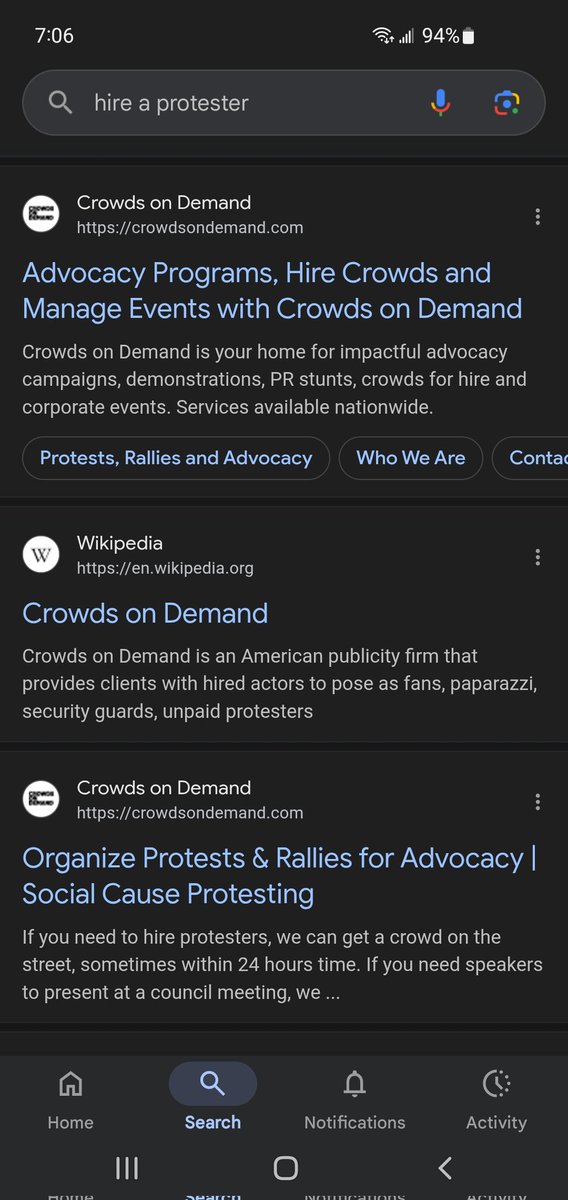 CaptainC63๐จ๐ฆ ๐ฎ๐น ๐ฒ๐ฝ ๐บ๐ธ (@captainc63) on Twitter photo Incase you thought Liberal Protests were genuine...there is a whole industry providing  paid protesters.
Proving that even their protests are FAKE. Incase you thought Liberal Protests were genuine...there is a whole industry providing  paid protesters.
Proving that even their protests are FAKE.
