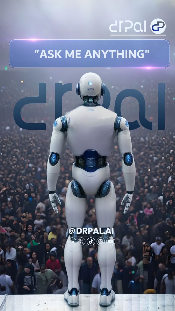DrPAL_ai's tweet photo. Got a burning health question? π¬ Ask me anything! DrPAL is here to give quick, reliable answers & guide you to better care. π©Ί #AskDrPAL #HealthChat #AIHealth https://t.co/a34qz192Lb