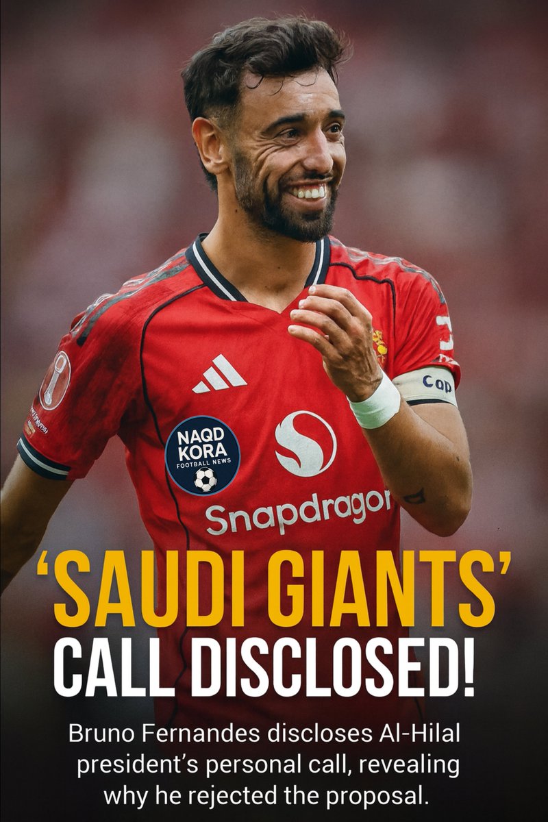 ✨ القائد البرتغالي برونو فيرنانديز يواصل كتابة المجد مع مانشستر يونايتد!
ابتسامة لا تغيب.. وحضور يصنع الفارق دائمًا داخل الملعب! 🔥⚽

#مانشستر_يونايتد #الدوري_الإنجليزي #BrunoFernandes #MUFC #PremierLeague #ManchesterUnited #برونو