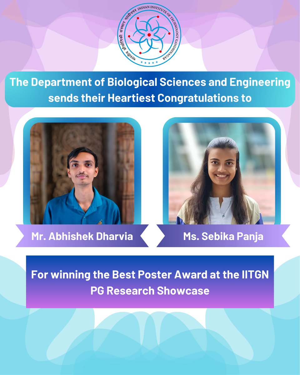 Biological Sciences and Engineering, IITGN tweet media