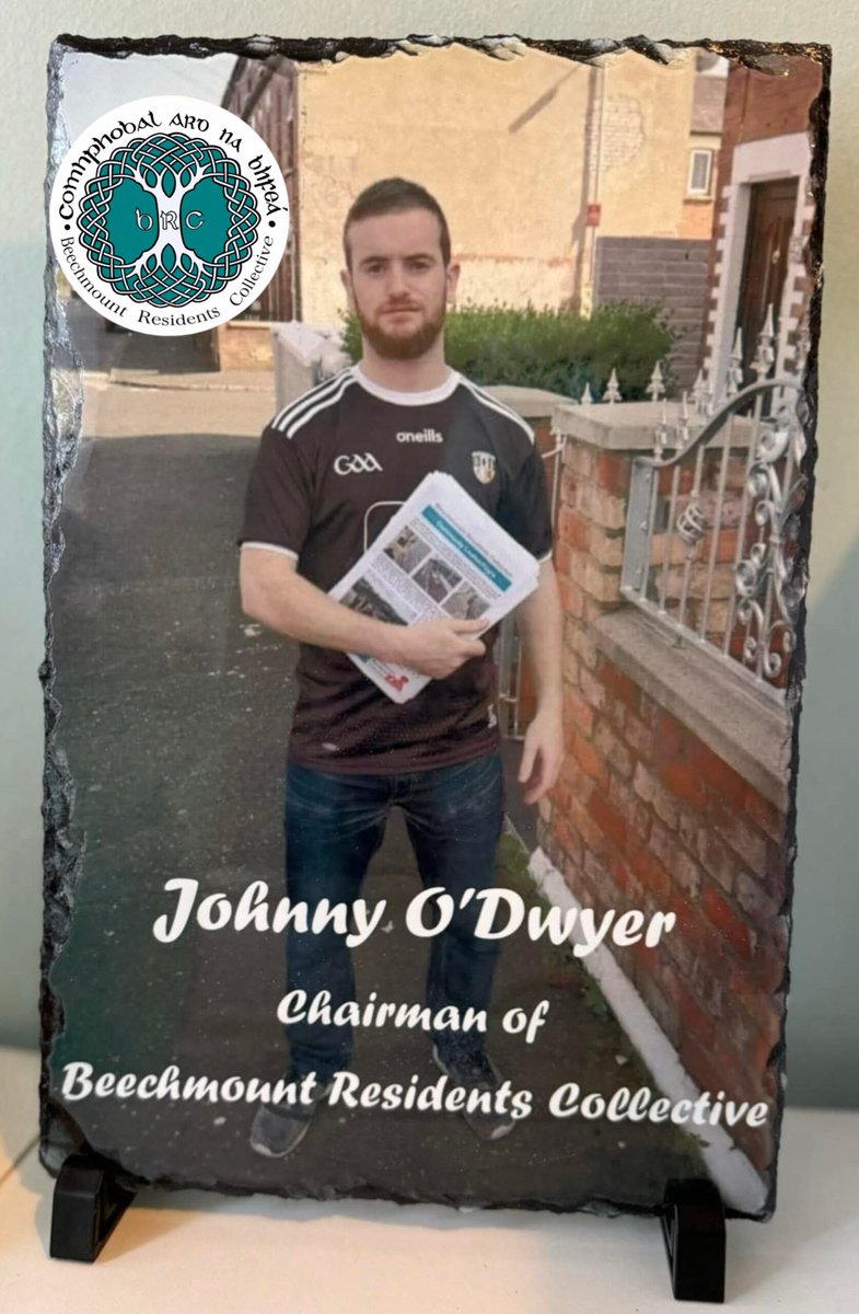 💚 Beechmount Residents Collective remember with love our friend &amp; Chairperson Johnny O’Dwyer on his 5th anniversary. His spirit continues to guide our work &amp; community projects. Forever missed, forever loved. 💚
RIP Johnny