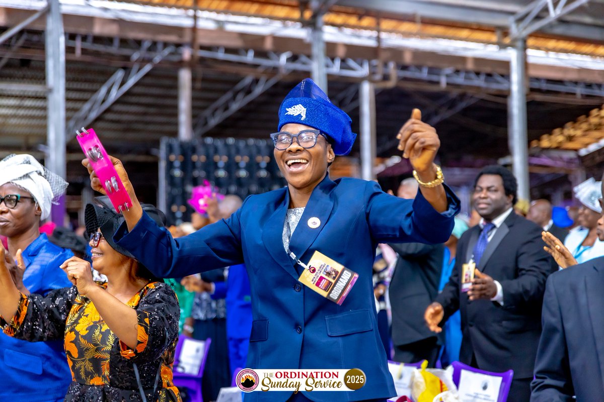 MFMWorldwide's tweet photo. In the presence of the Lord, praising, singing and dancing with hearts of thanksgiving.
Praise the name of the Lord, Hallelujah!
#MFM2025GlobalMinistersConference
#TheMessageTheMessengerAndThePower
#OrdinationService
#DrDKOlukoya
#MFMWorldWide
@REAL_DKOLUKOYA @shadeolukoya https://t.co/CAJaNWk4Gy