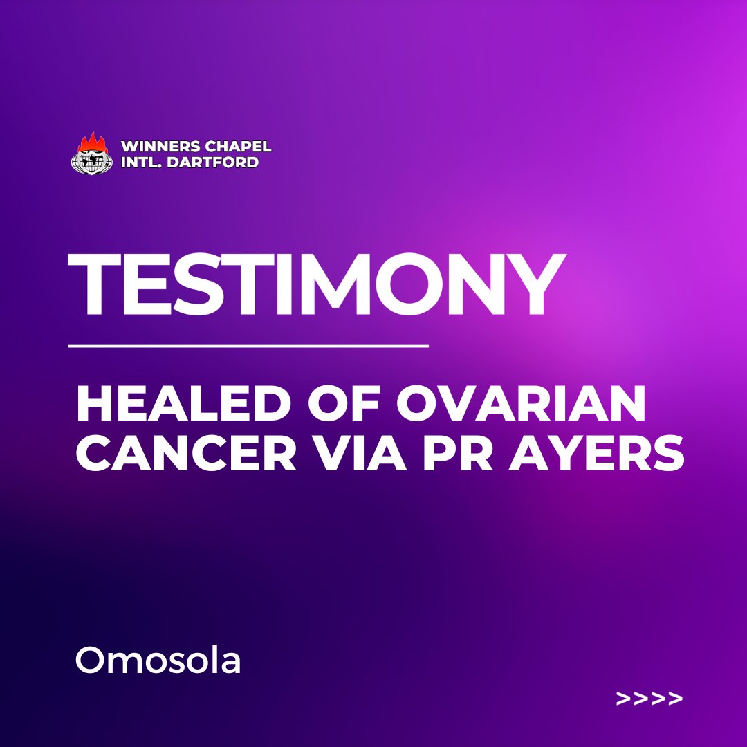 winnersdartford's tweet photo. ๐๐ Testimony to the Glory of God! ๐๐
Omosola shares a life-changing testimony of divine healing โ completely healed of ovarian cancer through the power of prayer! ๐ฅ๐
Indeed, what God cannot do does not exist. ๐
#Testimony #MiracleWorkingGod #DivineHealing https://t.co/YlSQqDphiY