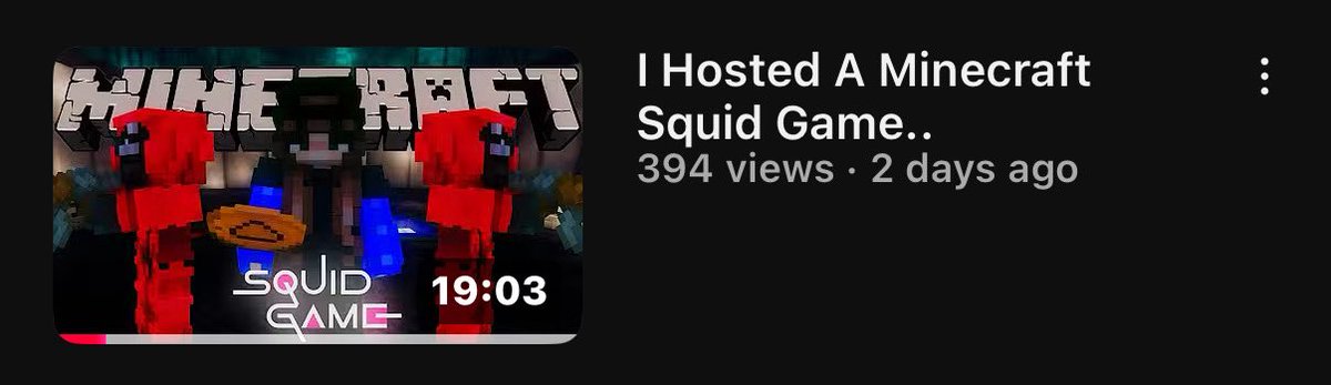 Squid Game video has become my most viewed video in just 2 days!