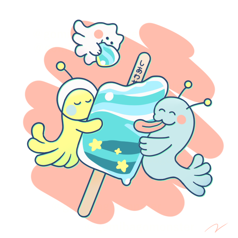 『アイスすき』
#イラスト