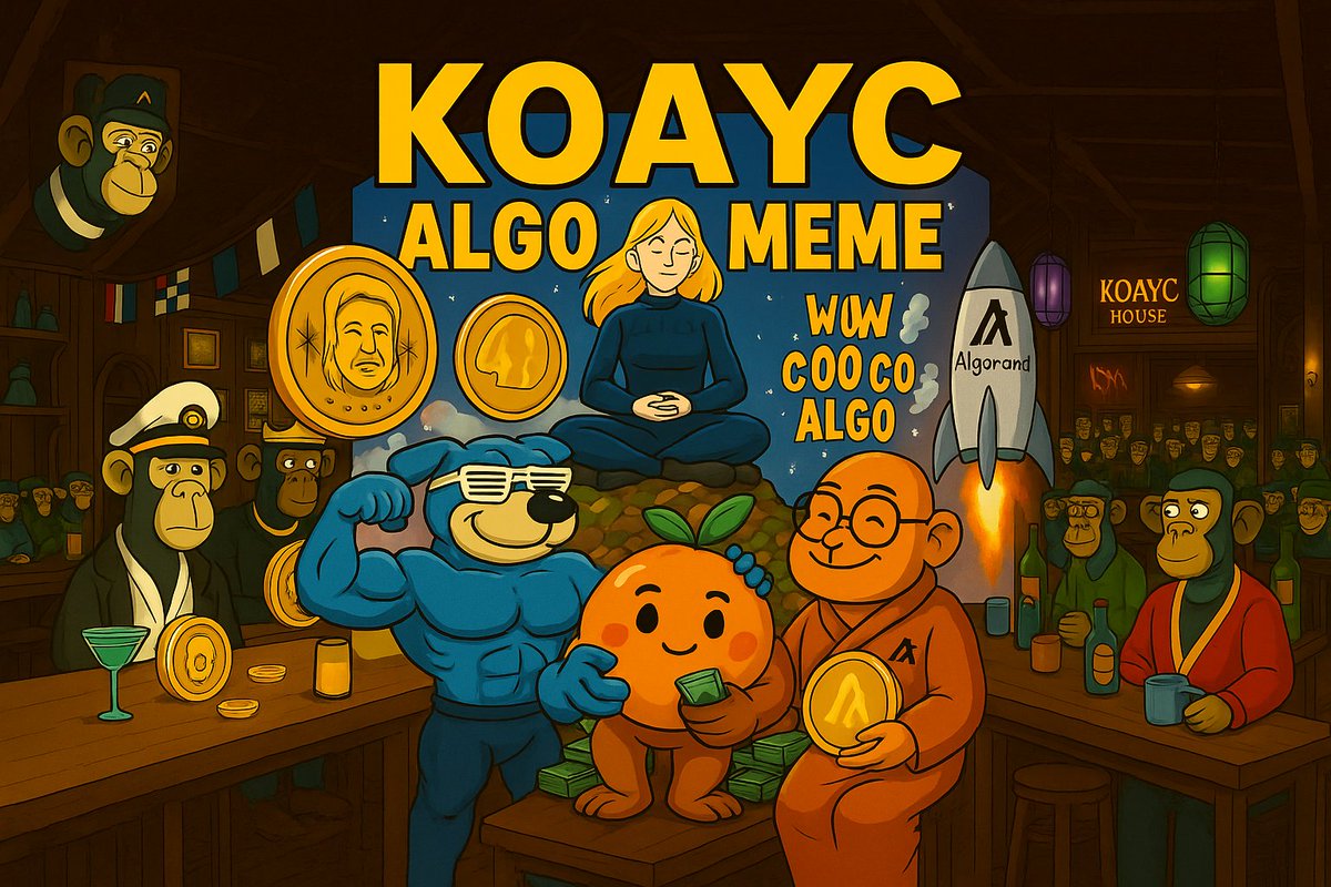 Koaychouse's tweet photo. We are waiting for all Algo meme in our house so Koayc will be a house for them
#ora #monko #dugly #wow #coop #algo #algorand #algoinsight #kay #memeonalgo #ballsack #busk #koayc https://t.co/xWSROC4TEQ
