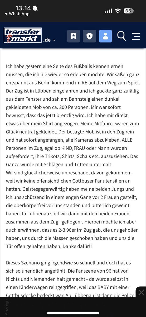 Hannover wieder.