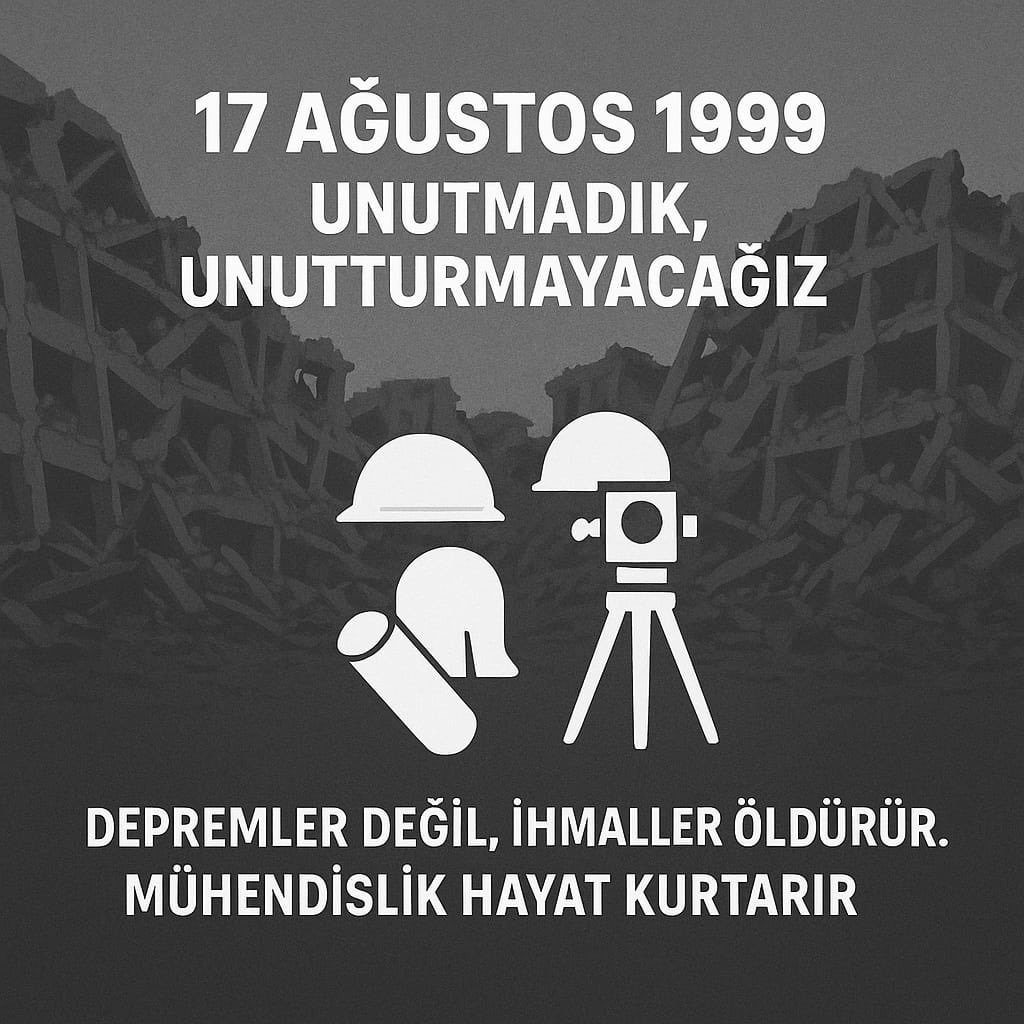 Unutmak istediğimiz bir gerçek var: Deprem ülkesiyiz!

Her depremde ve her anmada tekrar gördüğümüz ama hâlâ yeterince idrak edemediğimiz gerçek şudur:
Biz depremlerden değil, bilimden ve mühendislikten uzak yapılaşmadan ölüyoruz.

📌 Sayın yetkililer,
Bir bina, kâğıt üzerindeki