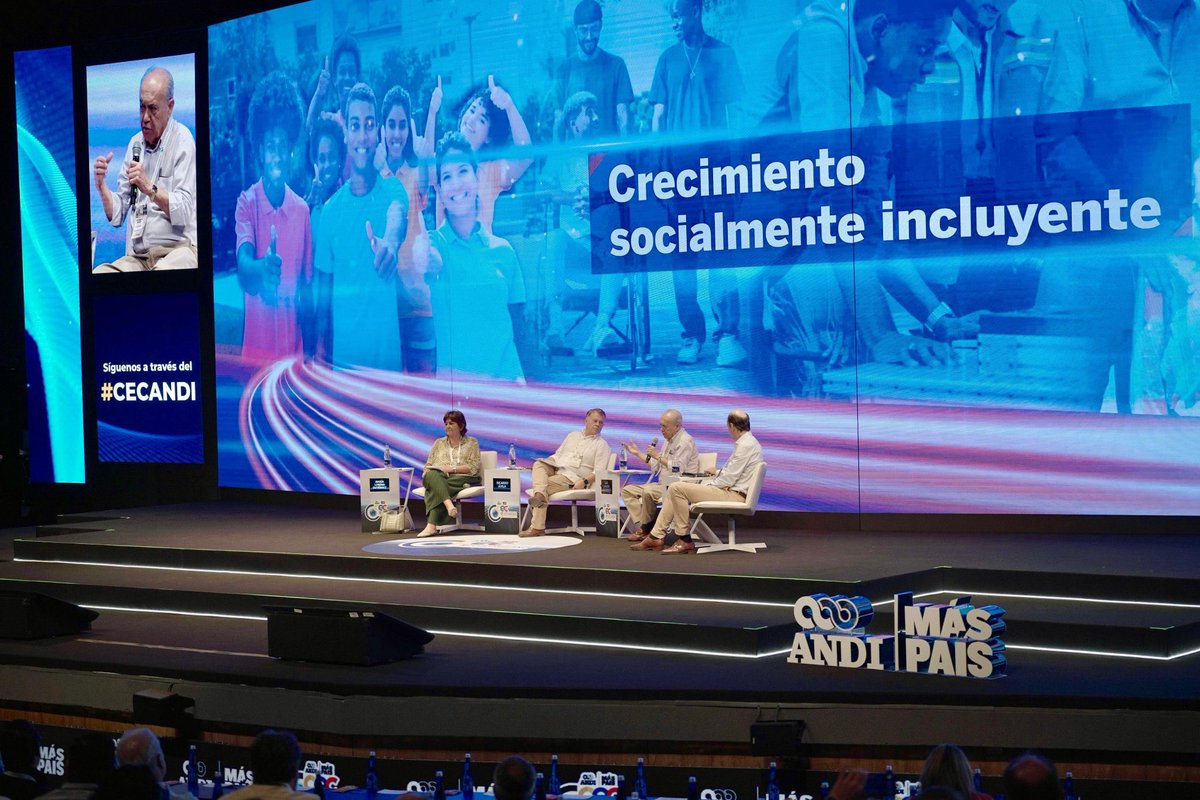 Hicimos presencia en el 7º Congreso Empresarial Colombiano de la <a href="/ANDI_Colombia/">ANDI</a> , donde escuchamos al sector empresarial y resaltamos la importancia de este sector para contribuir al desarrollo y empleo en Colombia. 
Necesitamos unidad, diálogo, austeridad y buenas decisiones