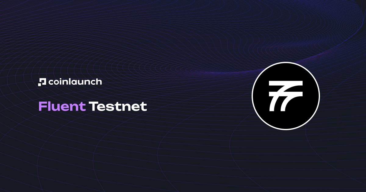CoinLaunchSpace's tweet photo. ⚡Fluent Kicks Off Its Testnet Phase

▶️ #FluentTestnet 

Fluent is an execution network designed to connect different virtual machines. 
Recently, the team launched its Testnet, and users can already get started.

What to Do:
• Add the Fluent Testnet via Chainlist: https://t.co/2y6r3Hju6c
• Claim test tokens from the Faucet: https://t.co/gn5iyMox5U
• Deploy a contract on OnChainGM: https://t.co/ANVfSIZIZz
• Send tokens to other wallet addresses

The project is backed by $10.2M from Polychain Capital, @balajis, @santiagoroel, and more.

🥁 The testnet has just launched - a great chance to join early and get active before new apps and activities roll out.

👉 Official post: https://t.co/CoK30XBoji