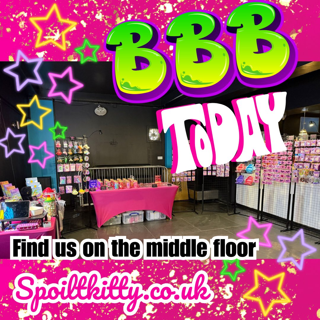 Spoilt_Kitty_'s tweet photo. @BBBAltFetBazaar
โจ ITโS BBB DAY! โจ
Time to unleash your most magical, mythical vibes and strut your stuff for Best Dressed! ๐
Youโll find us sparkling away on the middle floor โ come say hi and grab your accessories!
#BBB #MythicalMagic #BestDressed #AltFashion https://t.co/aJvsyLaHFF