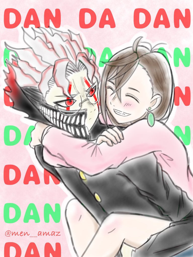 #第2回ダンダダンファンアート投稿
#ダンダダン

最後は原点回帰でおんぶなオカモモにしました☺️
FAコンテストめちゃくちゃ楽しかったです‼️
ダンダダン大好き💕これからも応援しています✨