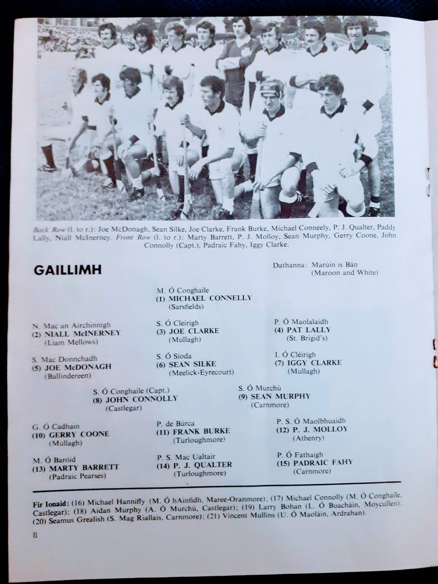 galway gaa programmes tweet media