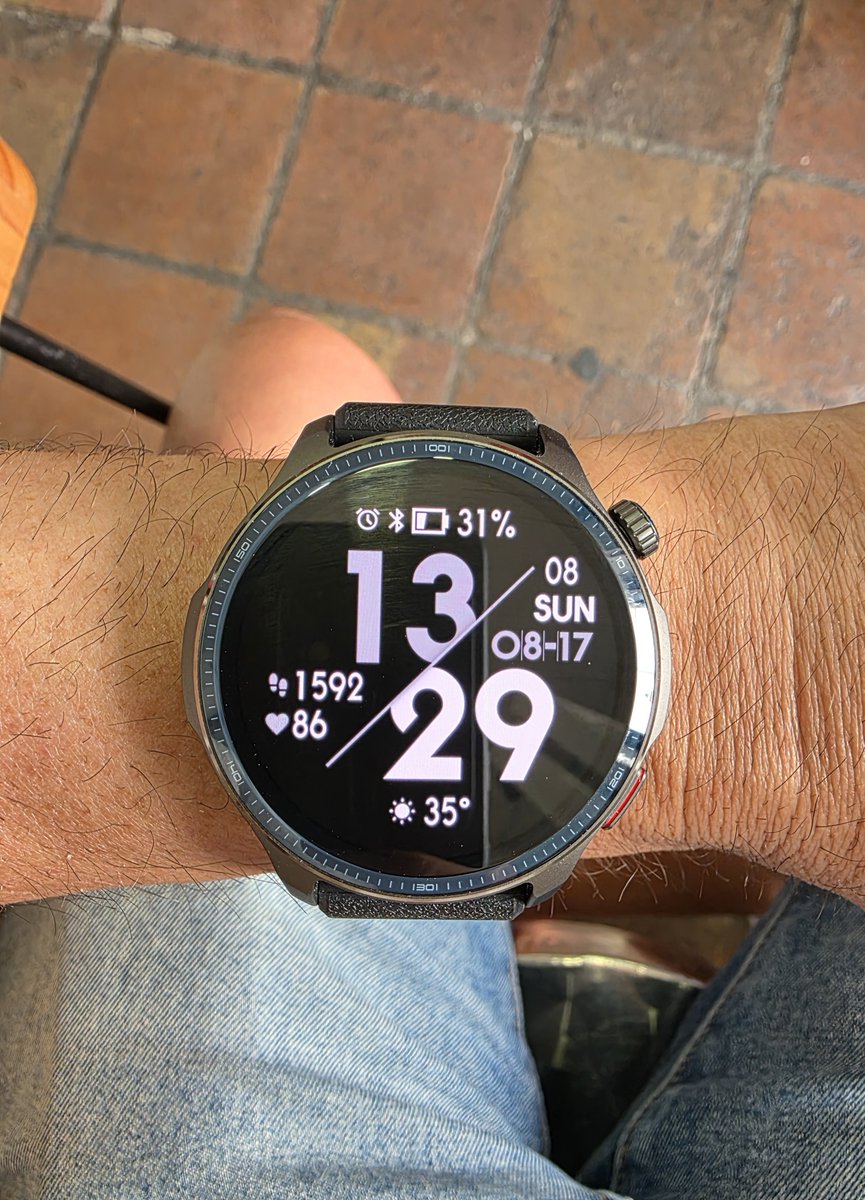 Daevisd's tweet photo. La watchface que más me gusta de las que he probado 🥹😎 #AmazfitBalance2 #ZeppOS @AmazfitGlobal @zepp_os https://t.co/TFf426t34G