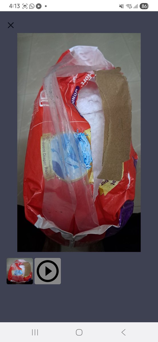 vikasarch27's tweet photo. @SwiggyInstamart @jagograhakjago @edaakhi
Delivering an open diaper packet with few diapers missing. On complaint your response: 
We are sorry to inform you that we are not able to determine the issue. 
Not able to validate.
Ridiculous and disgusting customer support. https://t.co/JnVQzpQoGa