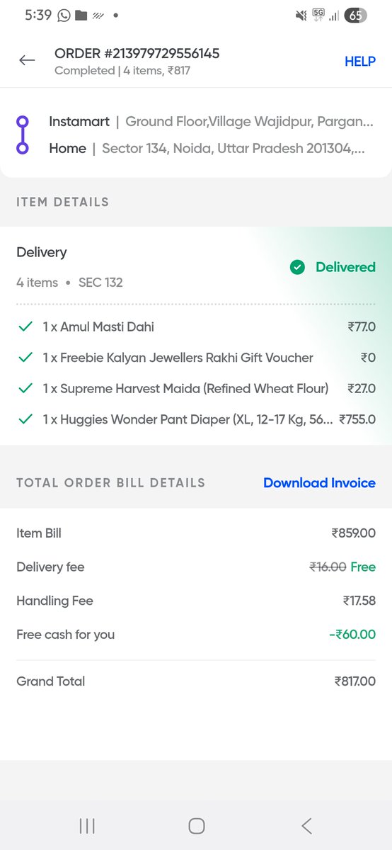 vikasarch27's tweet photo. @SwiggyInstamart @jagograhakjago @edaakhi
Delivering an open diaper packet with few diapers missing. On complaint your response: 
We are sorry to inform you that we are not able to determine the issue. 
Not able to validate.
Ridiculous and disgusting customer support. https://t.co/JnVQzpQoGa