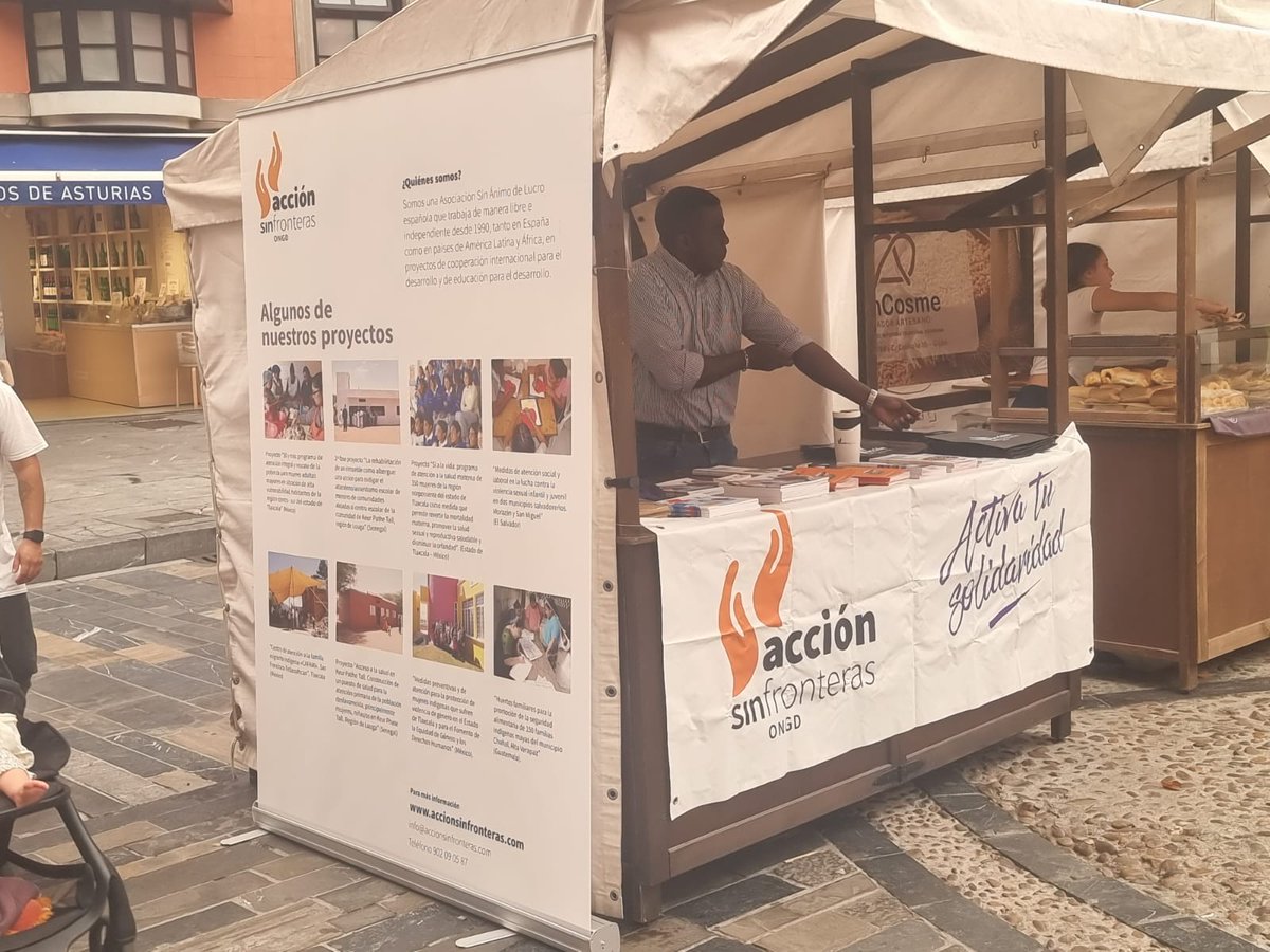 Un año más participamos en el Mercado Artesano y Ecológico, para dar a conocer a la población de #Gijón el trabajo de #cooperación internacional que llevamos a cabo en países del Sur, gracias, entre otros al apoyo económico de <a href="/gijon/">Gijón/Xixón</a>