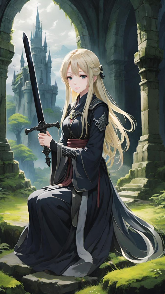 Lightning666AA's tweet photo. 628.Princess Of Black Sword
#DreambyWONBO #AI #AIイラスト #AIart https://t.co/VQf3miPrgv