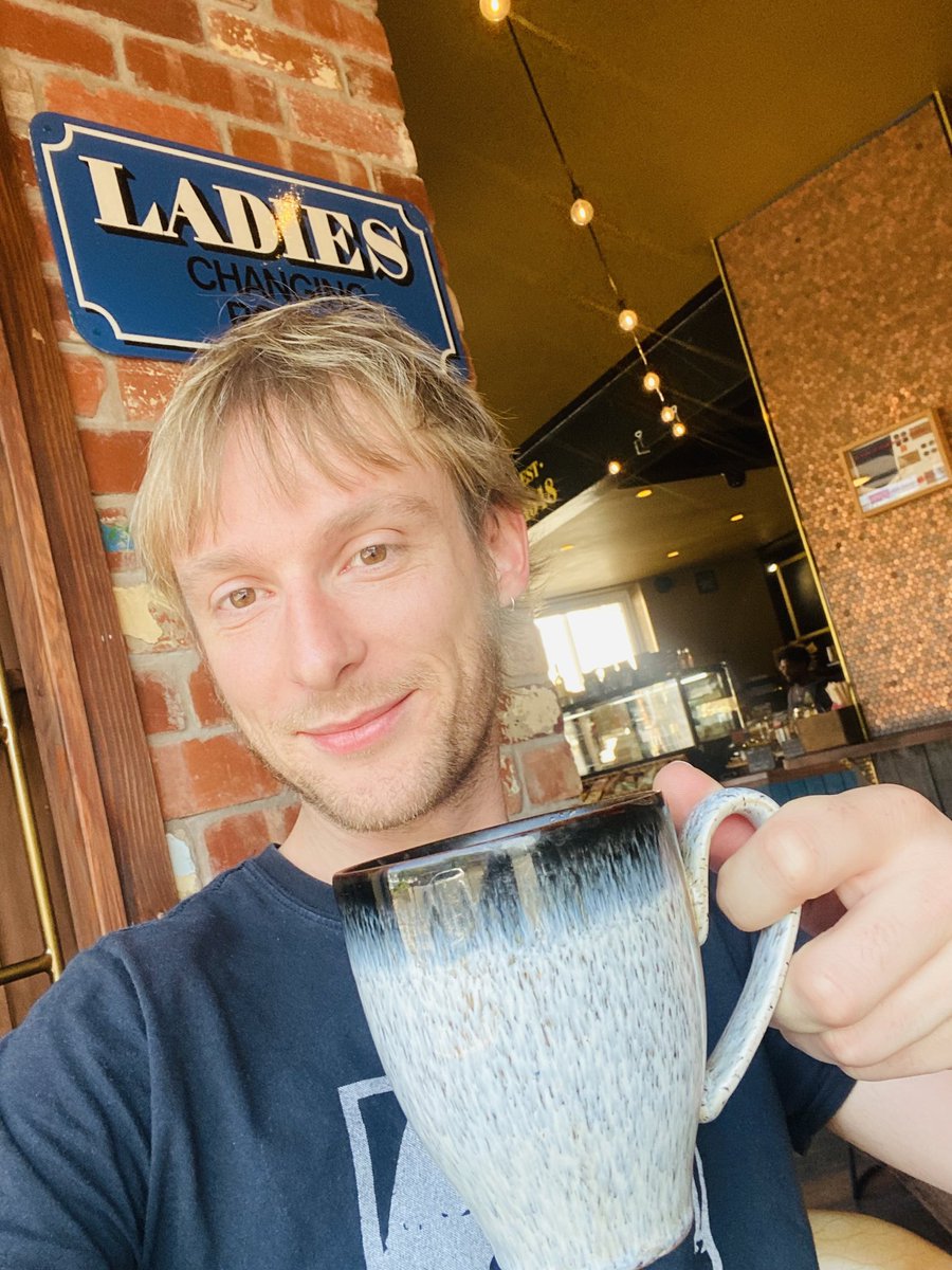 Hello fans here I am enjoying mocha unfortunately I drank 400 pints of Guinness yesterday so feel quite sick