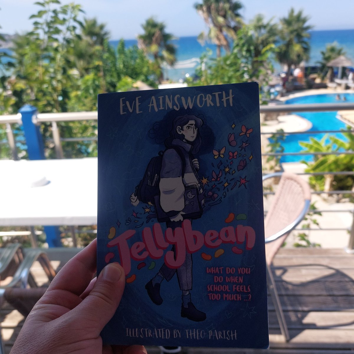 First holiday read done.  Story about being anxious about school and touches on why it is trocky to transition from Primary to Secondary.