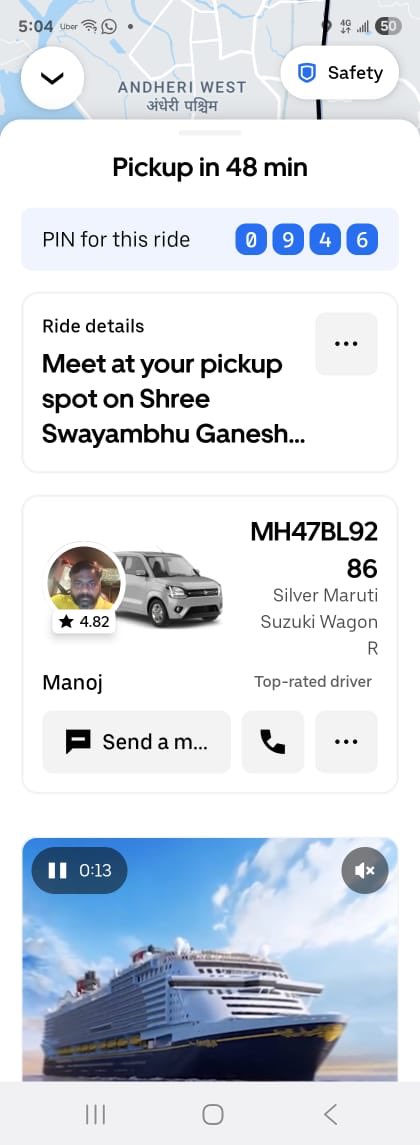 piyushst's tweet photo. @Uber_India have to take action on this driver after accepting ride is not coming in pick up location and  not canceling ride whn we call for not coming he is  saying 2-3km thy don't travel https://t.co/mHHE4CEgrq
