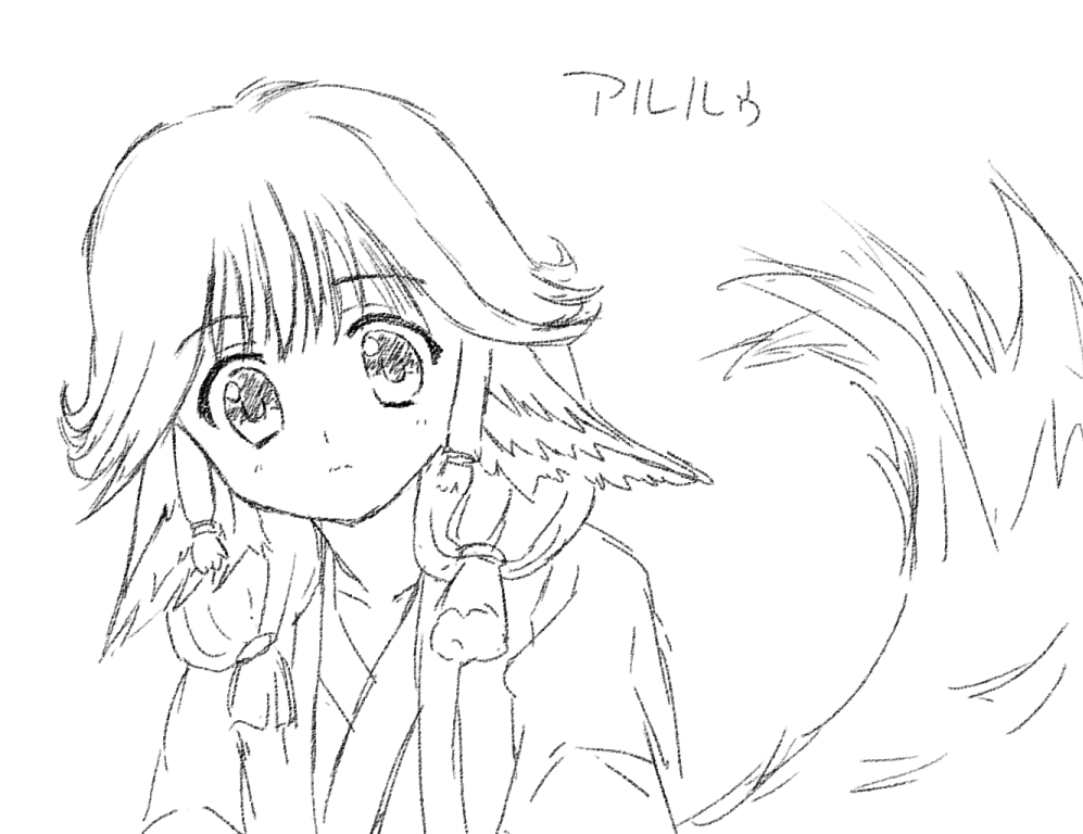 以前配信でリクエスト聞いて模写したやつ 