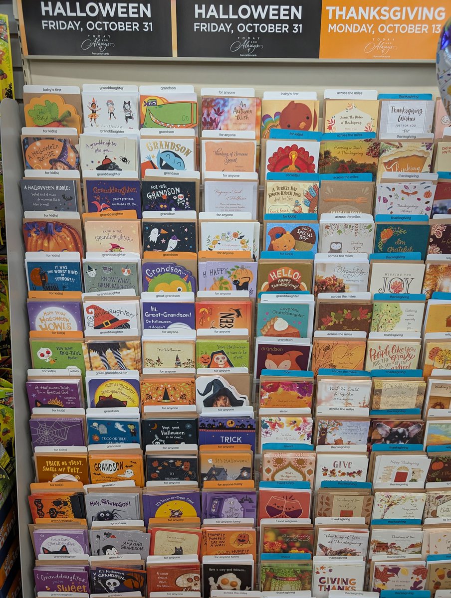 Spotted: #Thanksgiving greeting cards in August. <a href="/AM800CKLW/">AM800 CKLW</a>