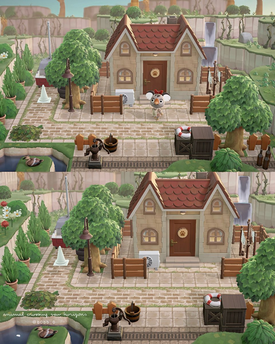 崖の近くは木植えれないから
植物の家具置いてみた🪴

#ACNH #AnimalCrossing #あつ森
#あつまれどうぶつの森 #あつ森写真部