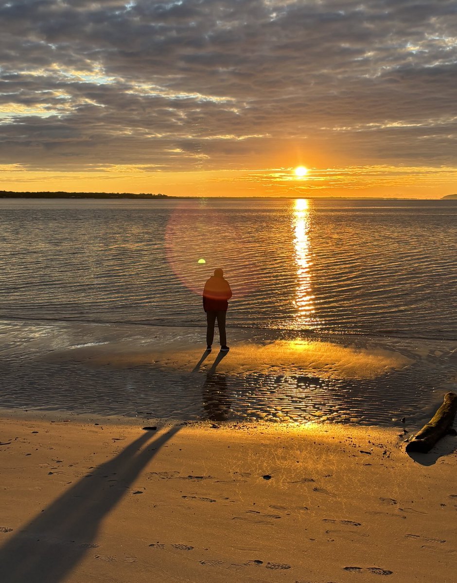 Facing the sunrise, ready for what the day brings