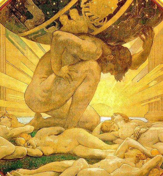 John Singer Sargent - Atlas and the Hesperides