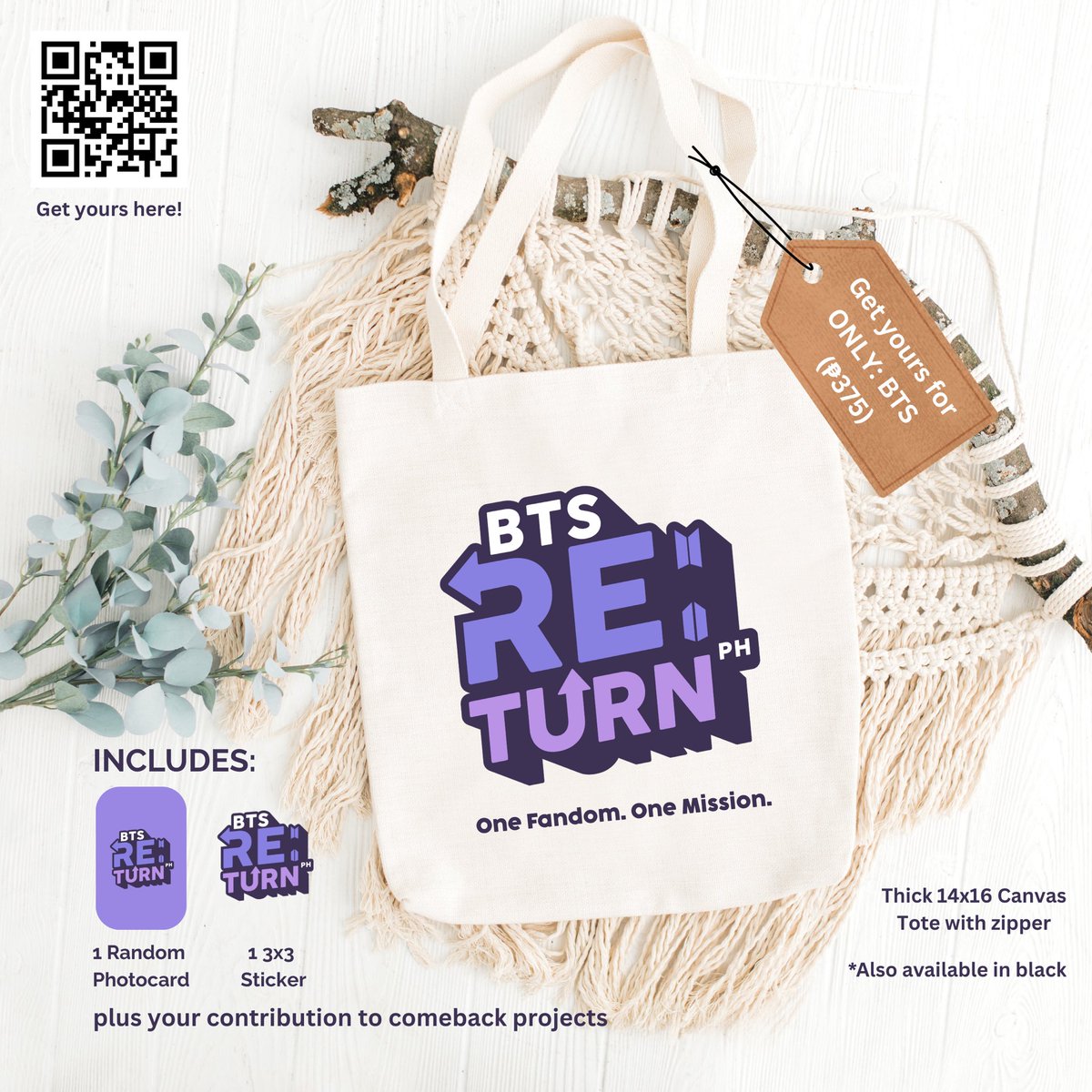 ✨ Get comeback-ready in true BTS style! ✨

For only BTS (₱375), you’ll score this exclusive merch bundle AND be part of powering up our comeback plans 🤩💜

Grab yours now! Shop link in the comments 👇🏻

#2026BTSComebackInitiativePH
#PHARMYsUnite #BTSRE_TURNPH
