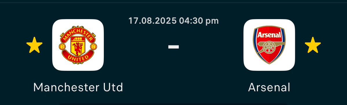 ₦50,000 for whoever gets the correct score of the match between Man United and Arsenal?