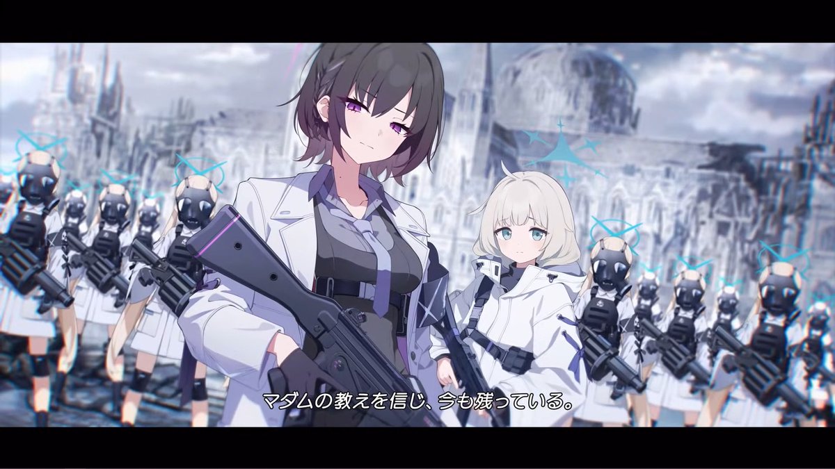 these new blue archive characters are all pretty damn good. new arius volume postergirl looks especially cool, like a haruka-saori-misaki mix lol. new volume is always exciting too! we will be reading that when it drops.