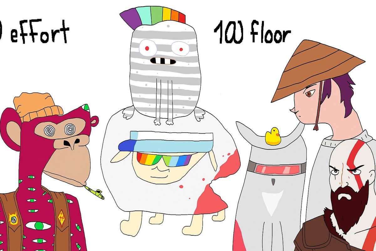 Got 5 <a href="/2021calledback/">🎨 jpegs</a> WL to give away:

Requirements:
▫️Follow: <a href="/KratusFTL/">Kratus</a> | <a href="/KratuSinners/">KratuSinners</a> | <a href="/2021calledback/">🎨 jpegs</a> . 🫂
▫️Tag Frens and drop EVM wallets. 👛
▫️Like / RT / Send nudes. ♻️

Time sensitive ⏰