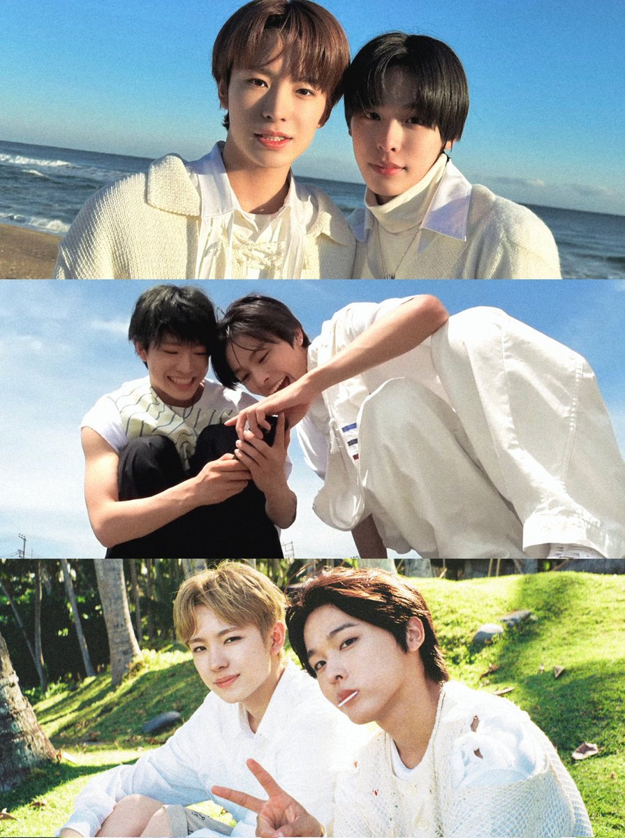 haeminescent's tweet photo. yuriku at the beach throughout the years🥹 https://t.co/j81vaJv661