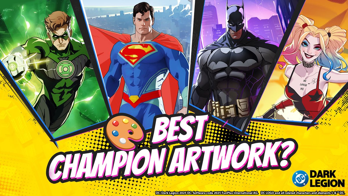 🎨 Based on art alone - which champion is your favorite in DC: Dark Legion?

Not about power. Not about meta. Just pure artwork.
Vote with your heart 💖 (and your eyes 👀).

Comment your pick below! 👇
🖼️ (Screenshots welcome!)