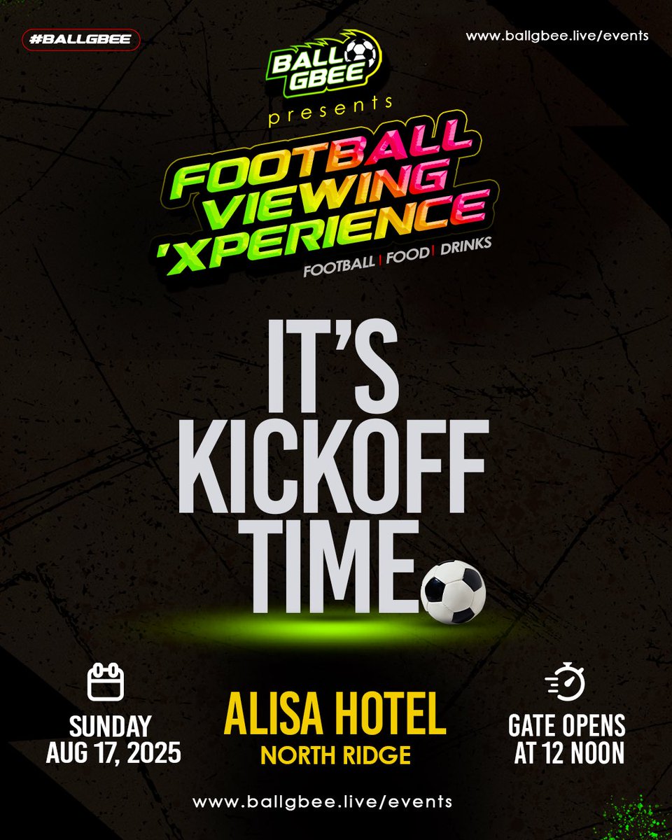 Kick off time!

📍 Alisa Hotel

It’s #BallGbee time 🔥