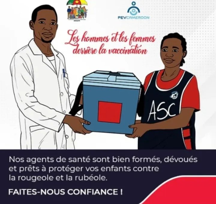 ⏳ Dernier jour ! La campagne de vaccination contre la rougeole se termine aujourd’hui 17 août.
💉 Enfants 6 mois–9 ans
📍 9 districts concernés
#StopRougeole #PEVCAMEROON #VaccinationRougeole <a href="/pevcameroun/">PEV CAMEROUN</a> <a href="/MinsanteCMR/">MinsanteCameroun</a> <a href="/BloggersCM/">Asso Blogueurs CMR 🇨🇲</a>
