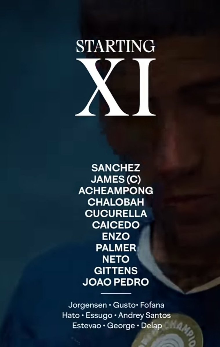 Your MD1 Chelsea. 🔵📋