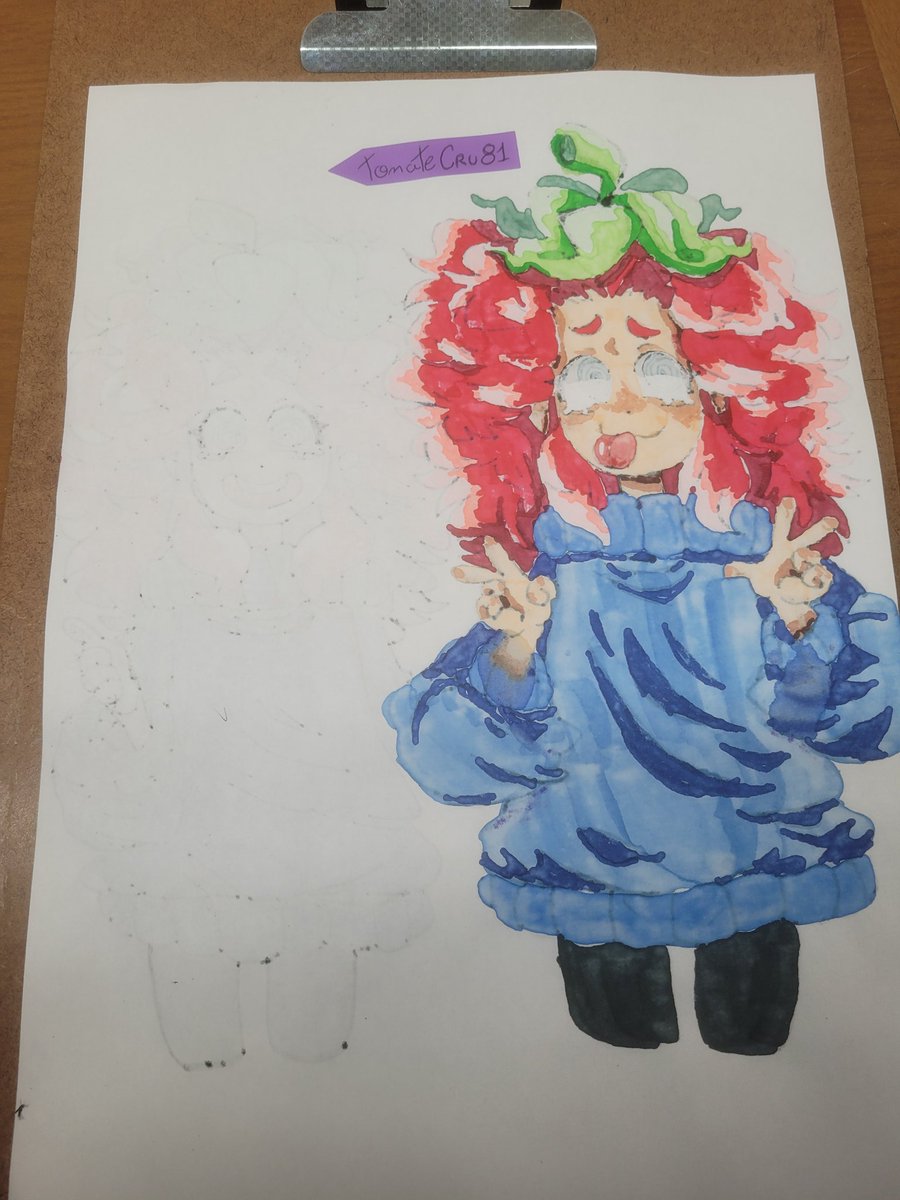 Tomatecru81's tweet photo. Testando as minhas canetinhas  :3 (primeira vez usando canetinhasde acrílico) https://t.co/kA0ikuBiFz