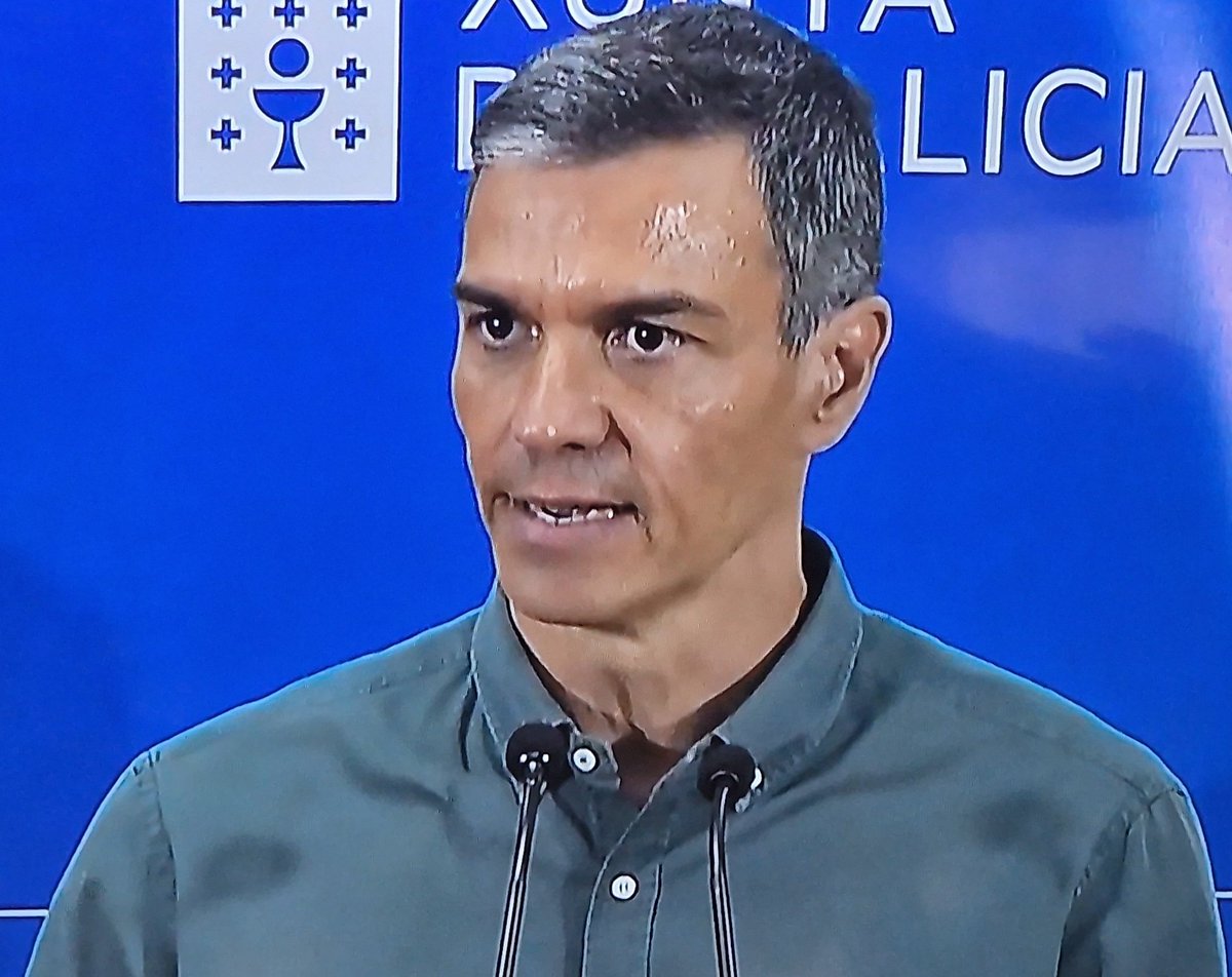 El psicópata <a href="/sanchezcastejon/">Pedro Sánchez</a> cobarde que no pisa la calle hablando de la evidencia científica y el cambio climático. Es un tarado