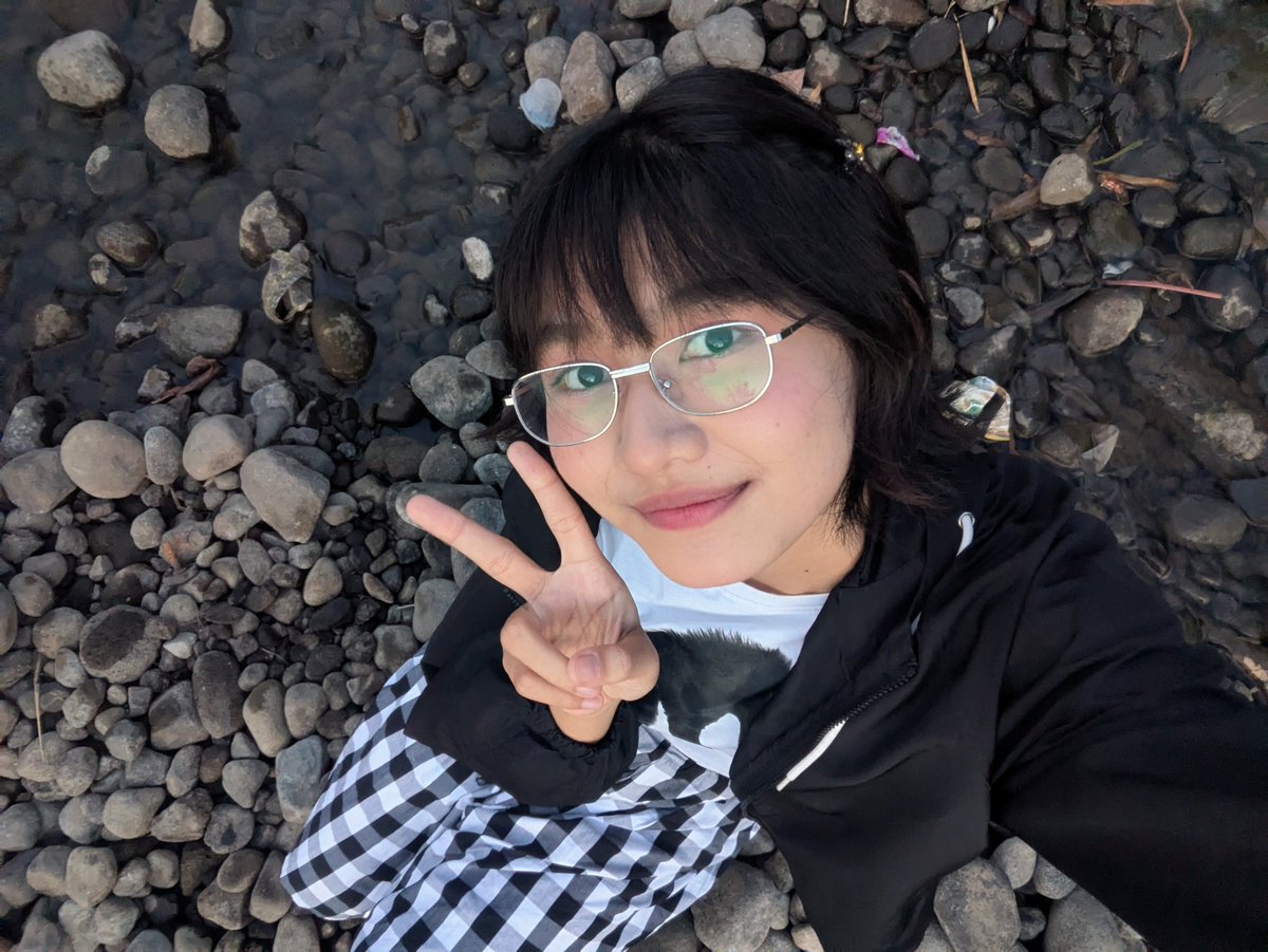 kalcer bet dah sore sore nongkrong di kali