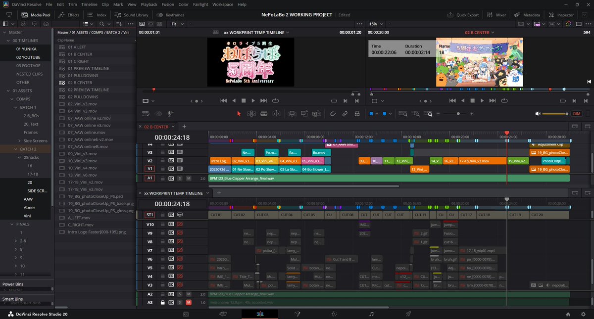 acdi33 (Ariel) @『KFP MNL』🐣 (@acdi33) on Twitter photo Happy anniversary, ねぽらぼ!!🍑🎪☃️♌
I helped out w/ final assembly & some mograph for the fan ad at Yunika Vision!
Go check it out while you still can, tomorrow's the last day!
#ねぽらぼ5周年 #holocheer 
#らみあーと #ねねアルバム #絵まる #ししらーと 
#ねぽらぼ5周年学祭3Dライブ Happy anniversary, ねぽらぼ!!🍑🎪☃️♌
I helped out w/ final assembly & some mograph for the fan ad at Yunika Vision!
Go check it out while you still can, tomorrow's the last day!
#ねぽらぼ5周年 #holocheer 
#らみあーと #ねねアルバム #絵まる #ししらーと 
#ねぽらぼ5周年学祭3Dライブ