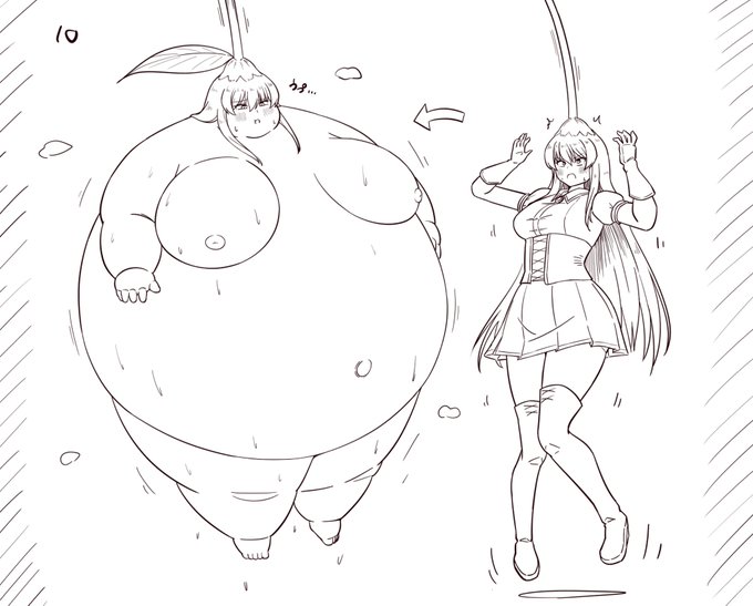 謎の植物に捕まって果実化しちゃうやつ