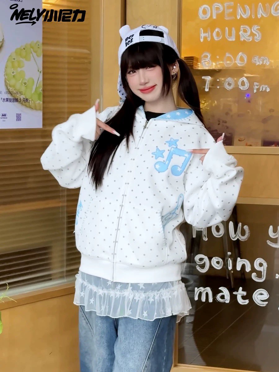 ppepeko_'s tweet photo. Pre - Hoodie Cardigan NELY
ลาย polka dot #polkadot 

✨790 บาท✨

• ส่งฟรี มัดจำ400
• รอของ 20-30วัน (~1เดือน)
• รายละเอียดเพิ่มเติมใน reply
#พรีออเดอร์จีน #เสื้อผ้าy2k #เสื้อกันหนาว #NELY https://t.co/HWIEkl9VZS