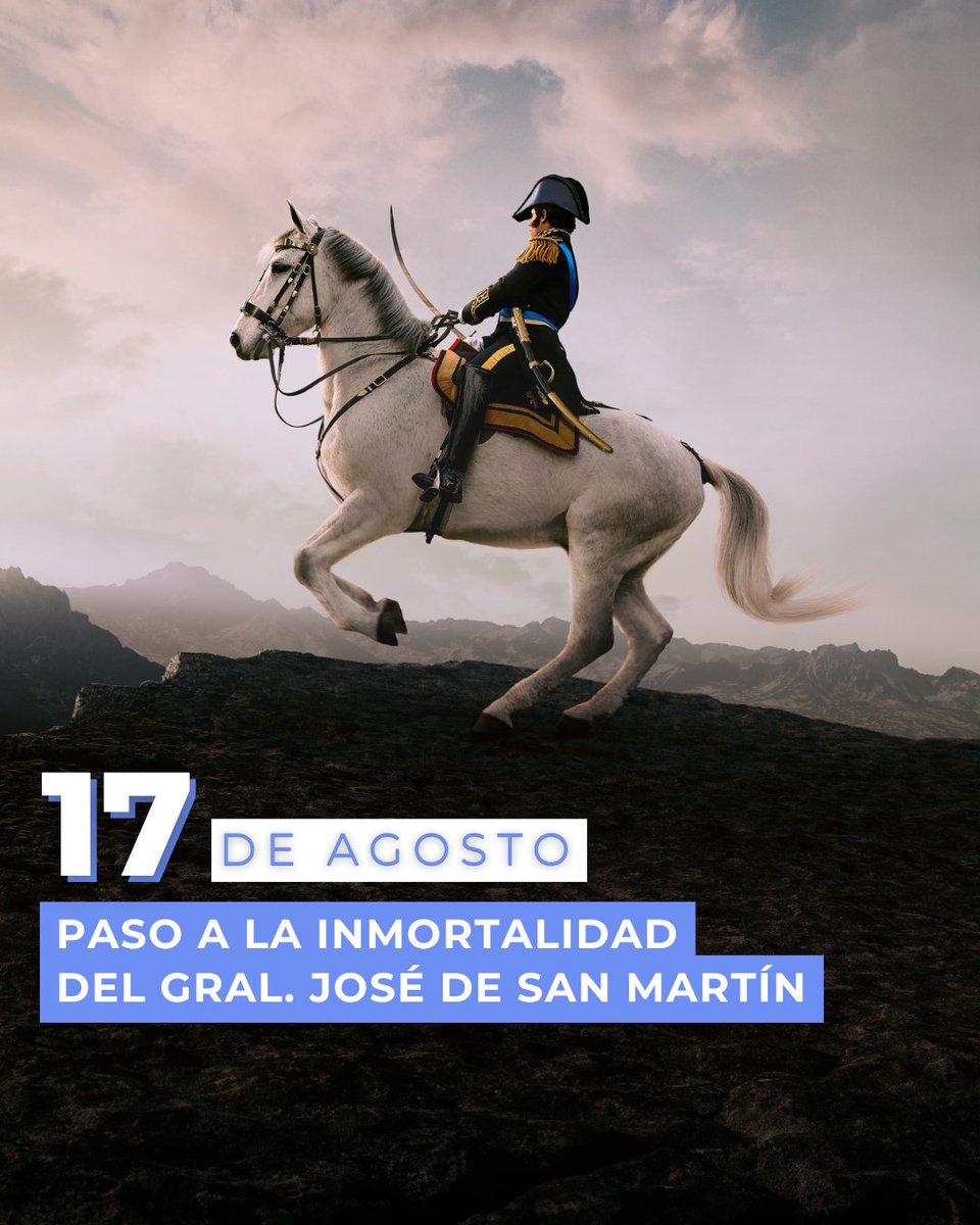 🇦🇷 Paso a la inmortalidad del Gral. José de San Martín 🇦🇷

Hoy recordamos al padre de la Patria y libertador de América.

#BVI #BomberosdeItuzaingó #SanMartín #17deagosto #libertador #Argentina #historia #Patria #América