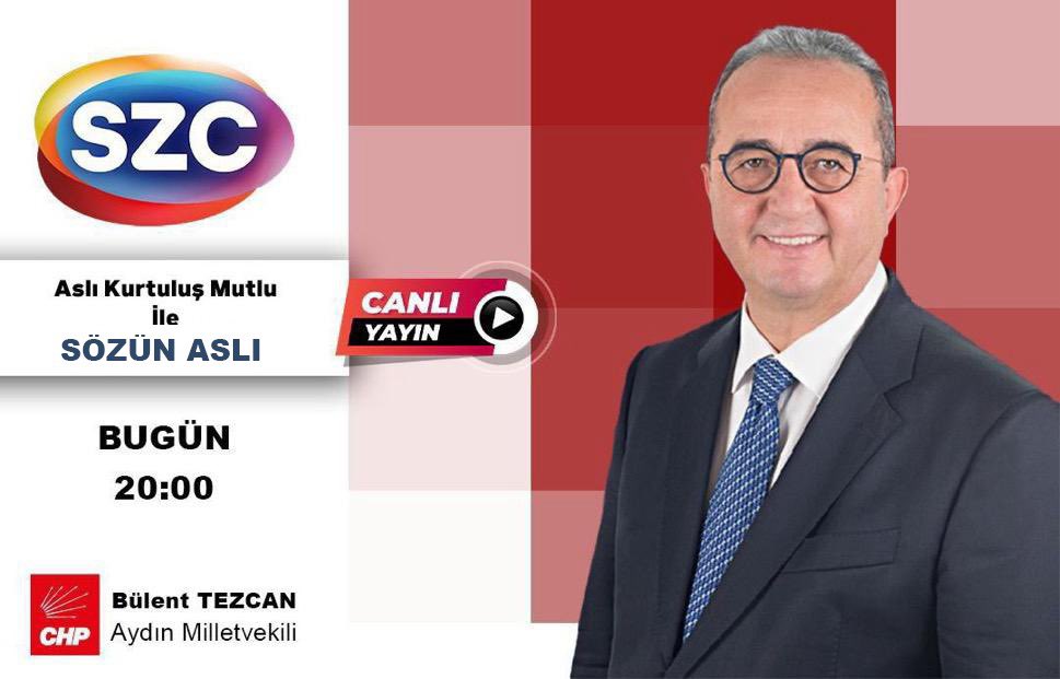 bulenttezcanchp's tweet photo. Bugün saat 20.00’de Sözcü TV’de Aslı Kurtuluş Mutlu’nun sunduğu Sözün Aslı programına konuk olacağım. https://t.co/DRD7ewnrv3